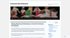 Desktop Screenshot of crescentartsoutreach.wordpress.com