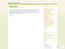 Tablet Screenshot of deviarimariani.wordpress.com