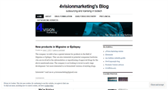 Desktop Screenshot of 4visionmarketing.wordpress.com