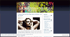 Desktop Screenshot of lanouvellemusique.wordpress.com