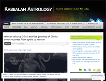Tablet Screenshot of kabbalastrology.wordpress.com