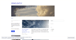 Desktop Screenshot of israelightly.wordpress.com
