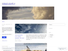 Tablet Screenshot of israelightly.wordpress.com