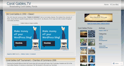 Desktop Screenshot of coralgablestv.wordpress.com