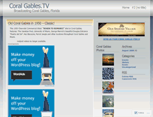 Tablet Screenshot of coralgablestv.wordpress.com