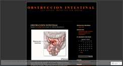 Desktop Screenshot of obstruccionintestinal.wordpress.com