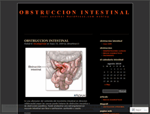 Tablet Screenshot of obstruccionintestinal.wordpress.com