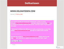 Tablet Screenshot of delikatisssen.wordpress.com