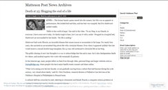 Desktop Screenshot of mattesonpost.wordpress.com
