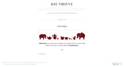 Desktop Screenshot of knivirtuve.wordpress.com