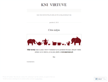 Tablet Screenshot of knivirtuve.wordpress.com