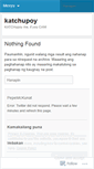 Mobile Screenshot of katchupoy.wordpress.com