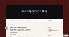 Desktop Screenshot of jonrappoport.wordpress.com