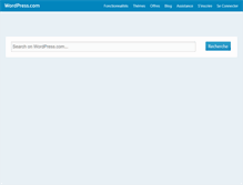 Tablet Screenshot of fr.search.wordpress.com