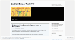 Desktop Screenshot of brightonrefugeeweek.wordpress.com