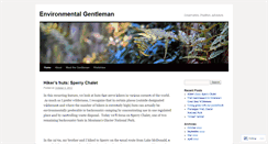 Desktop Screenshot of envirogentleman.wordpress.com