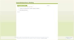 Desktop Screenshot of insanidadepoetica.wordpress.com