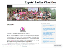 Tablet Screenshot of expatsladiescharities.wordpress.com