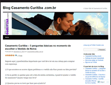 Tablet Screenshot of casamentocuritiba.wordpress.com