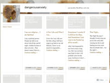 Tablet Screenshot of dangerousanxiety.wordpress.com