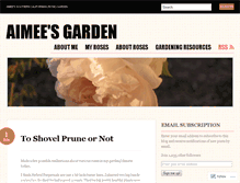 Tablet Screenshot of aimeesroses.wordpress.com