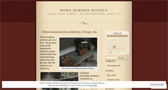 Desktop Screenshot of hornrimmed.wordpress.com