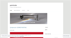 Desktop Screenshot of painttube.wordpress.com