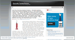 Desktop Screenshot of electroluxvacuumreviews.wordpress.com