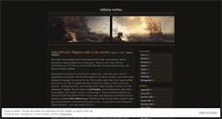 Desktop Screenshot of inflatusveritas.wordpress.com