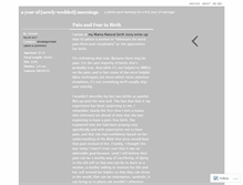 Tablet Screenshot of colliermornings.wordpress.com