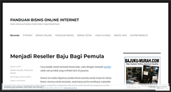 Desktop Screenshot of gerbangbisnis.wordpress.com