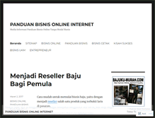 Tablet Screenshot of gerbangbisnis.wordpress.com