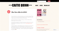 Desktop Screenshot of caitiequinn.wordpress.com