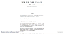 Desktop Screenshot of notthefullenglish.wordpress.com