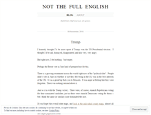 Tablet Screenshot of notthefullenglish.wordpress.com