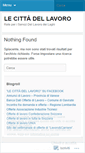 Mobile Screenshot of lecittadellavoro.wordpress.com