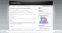 Desktop Screenshot of losmejorestop10.wordpress.com