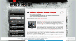 Desktop Screenshot of musicofindonesia.wordpress.com