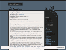 Tablet Screenshot of nina72.wordpress.com