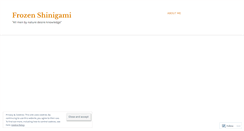 Desktop Screenshot of frozenshinigami.wordpress.com