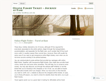 Tablet Screenshot of flightticketsite6.wordpress.com