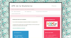 Desktop Screenshot of apemadeleine.wordpress.com