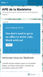 Mobile Screenshot of apemadeleine.wordpress.com