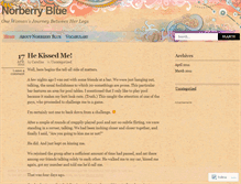 Tablet Screenshot of norberryblue.wordpress.com