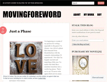 Tablet Screenshot of movingforeword.wordpress.com