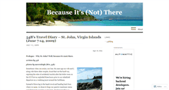 Desktop Screenshot of becauseitsnotthere.wordpress.com