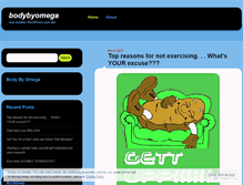 Tablet Screenshot of bodybyomega.wordpress.com