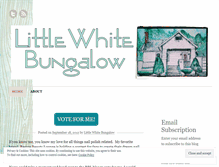 Tablet Screenshot of littlewhitebungalow.wordpress.com