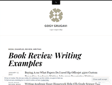 Tablet Screenshot of grugavi.wordpress.com