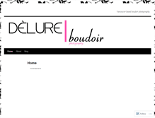 Tablet Screenshot of delureboudoir.wordpress.com